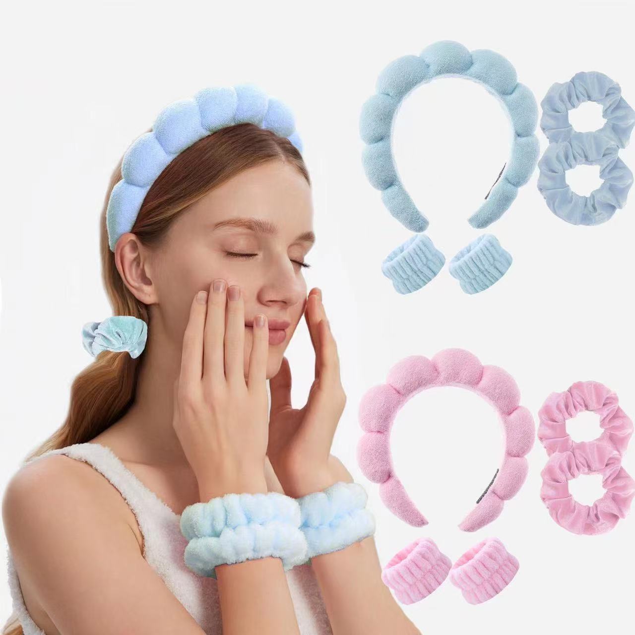 Decorative Headband and Wristband Set