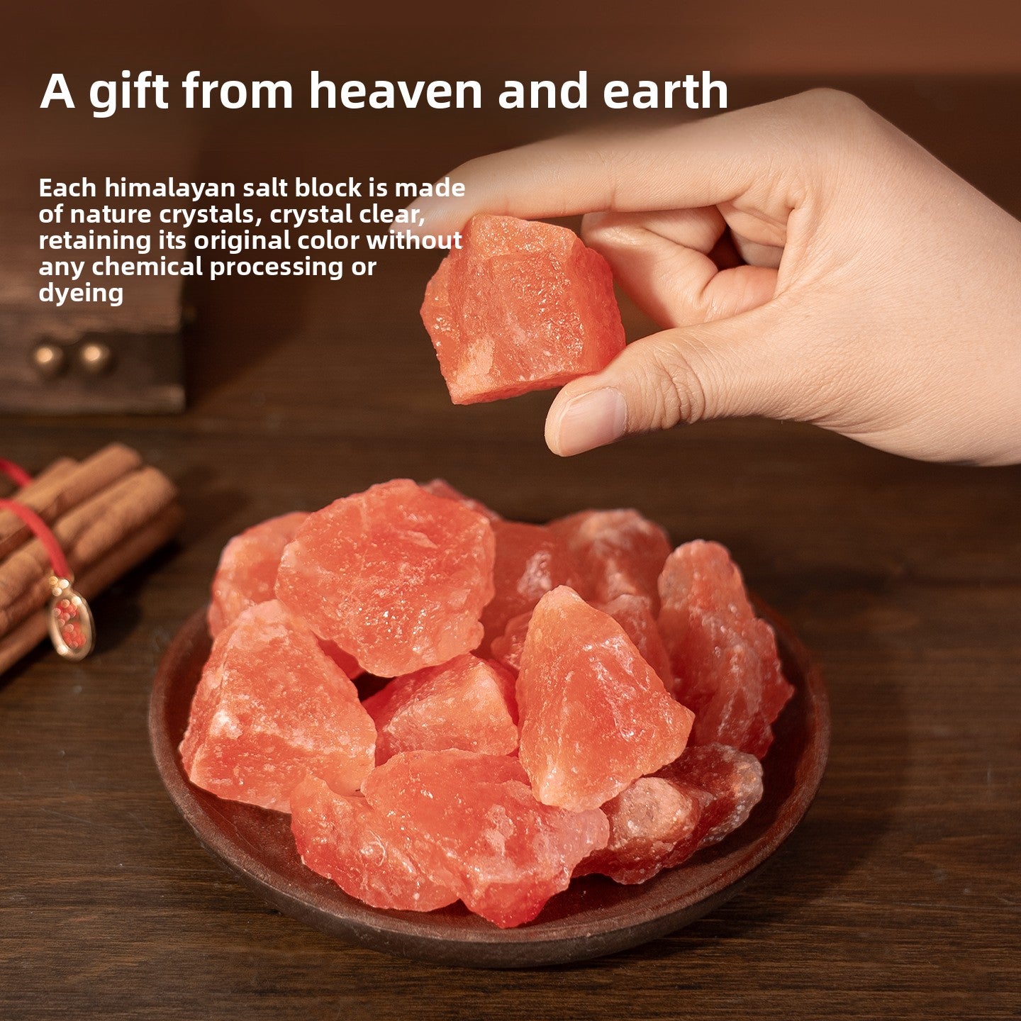 Decorative Himalayan Salt Blocks for Home Purification