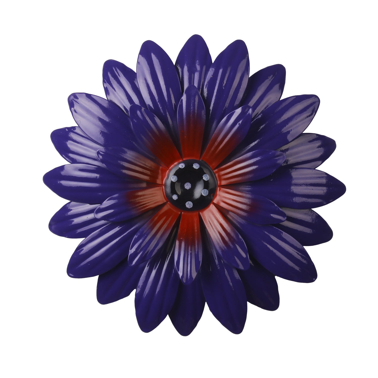 Decorative Iron Flower Fence Wall Art Set