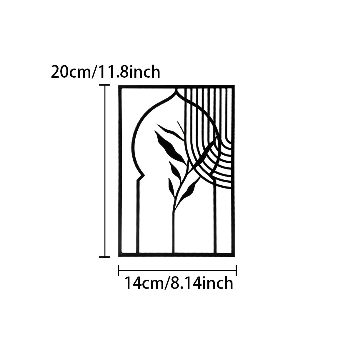 Decorative Iron Wall Hanging Art