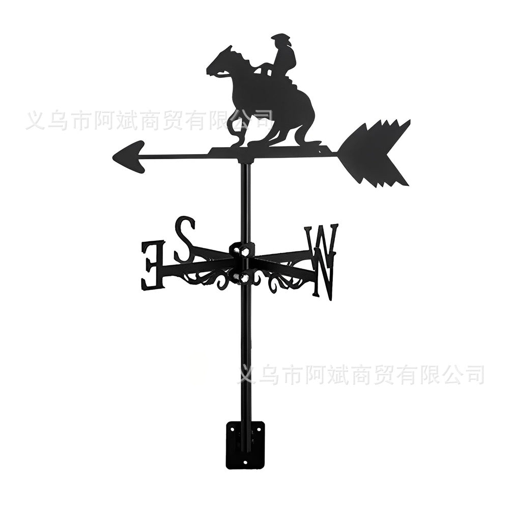 Decorative Iron Weather Vane for Outdoor Garden