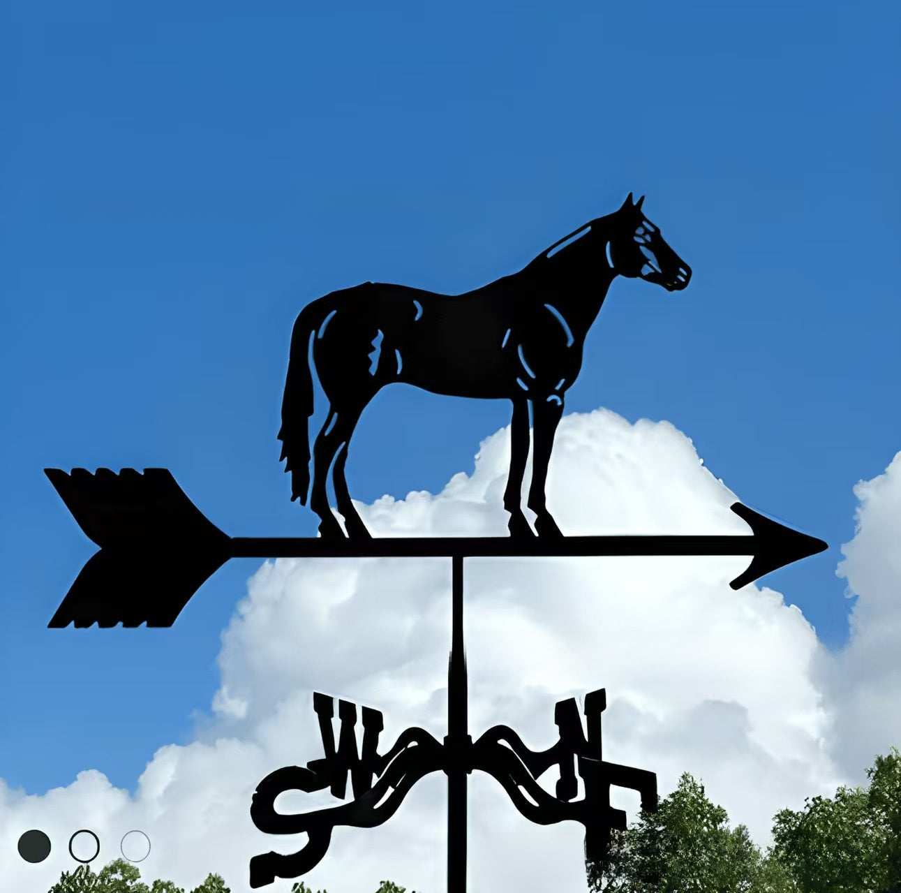 Decorative Iron Weather Vane for Outdoor Garden