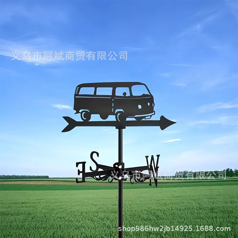 Decorative Iron Weather Vane for Outdoor Garden