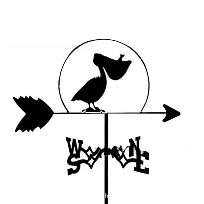 Decorative Iron Weather Vane for Outdoor Garden