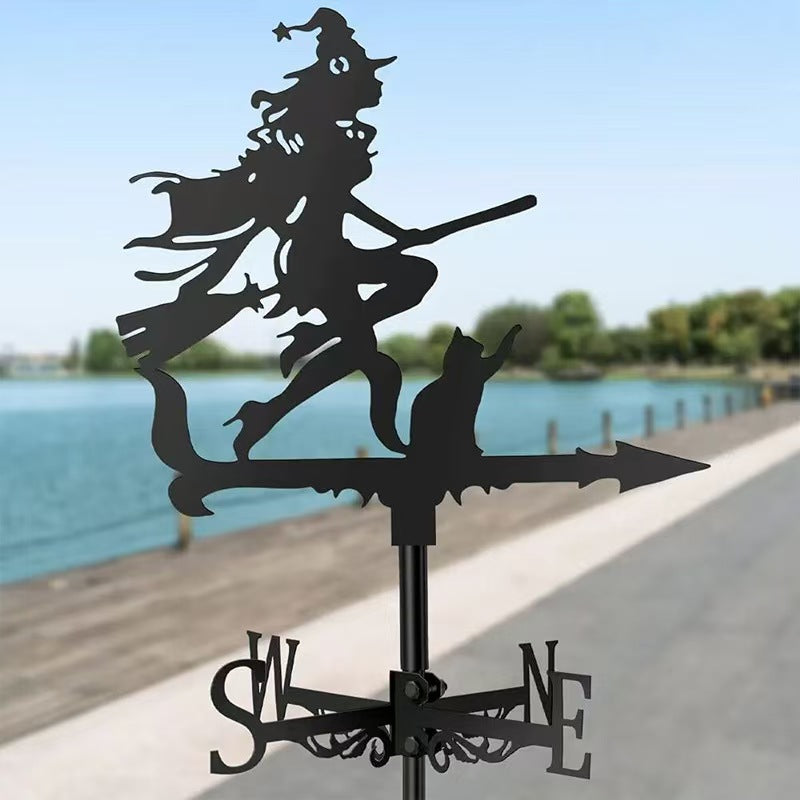 Decorative Iron Weather Vane for Outdoor Garden