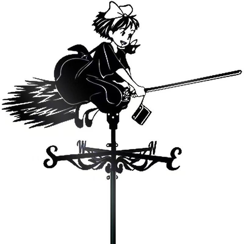Decorative Iron Weather Vane for Outdoor Garden