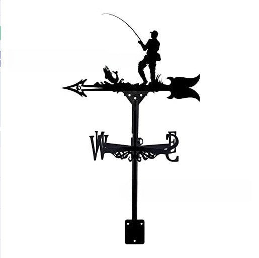 Decorative Iron Weather Vane for Outdoor Garden