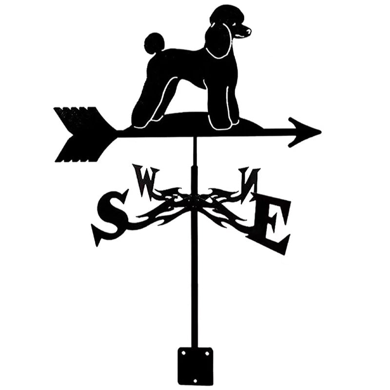 Decorative Iron Weather Vane for Outdoor Garden