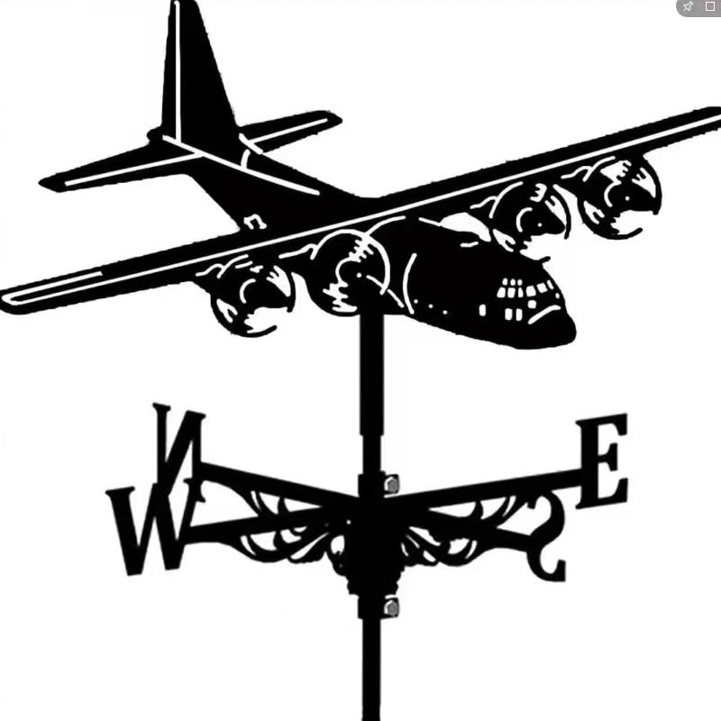 Decorative Iron Weather Vane for Outdoor Garden