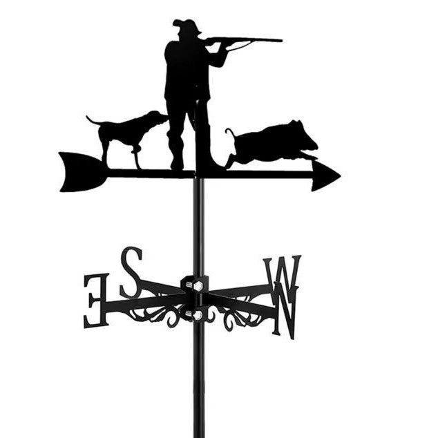 Decorative Iron Weather Vane for Outdoor Garden