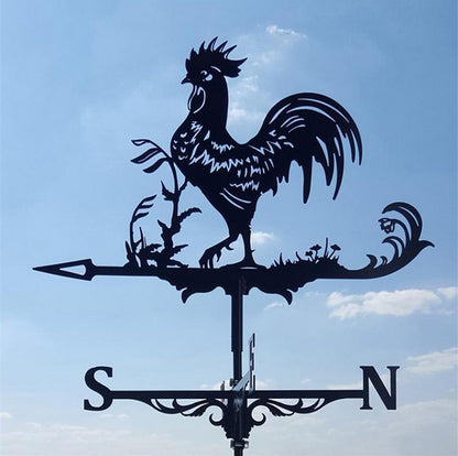 Decorative Iron Weather Vane for Outdoor Garden