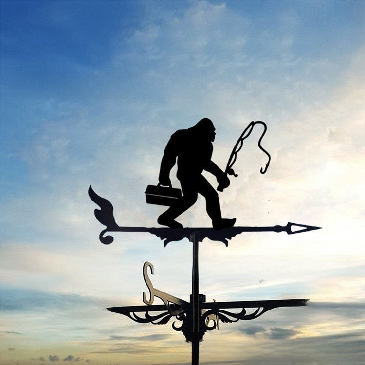Decorative Iron Weather Vane for Outdoor Garden