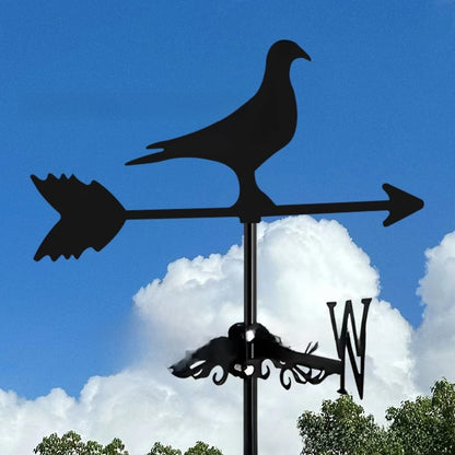 Decorative Iron Weather Vane for Outdoor Garden