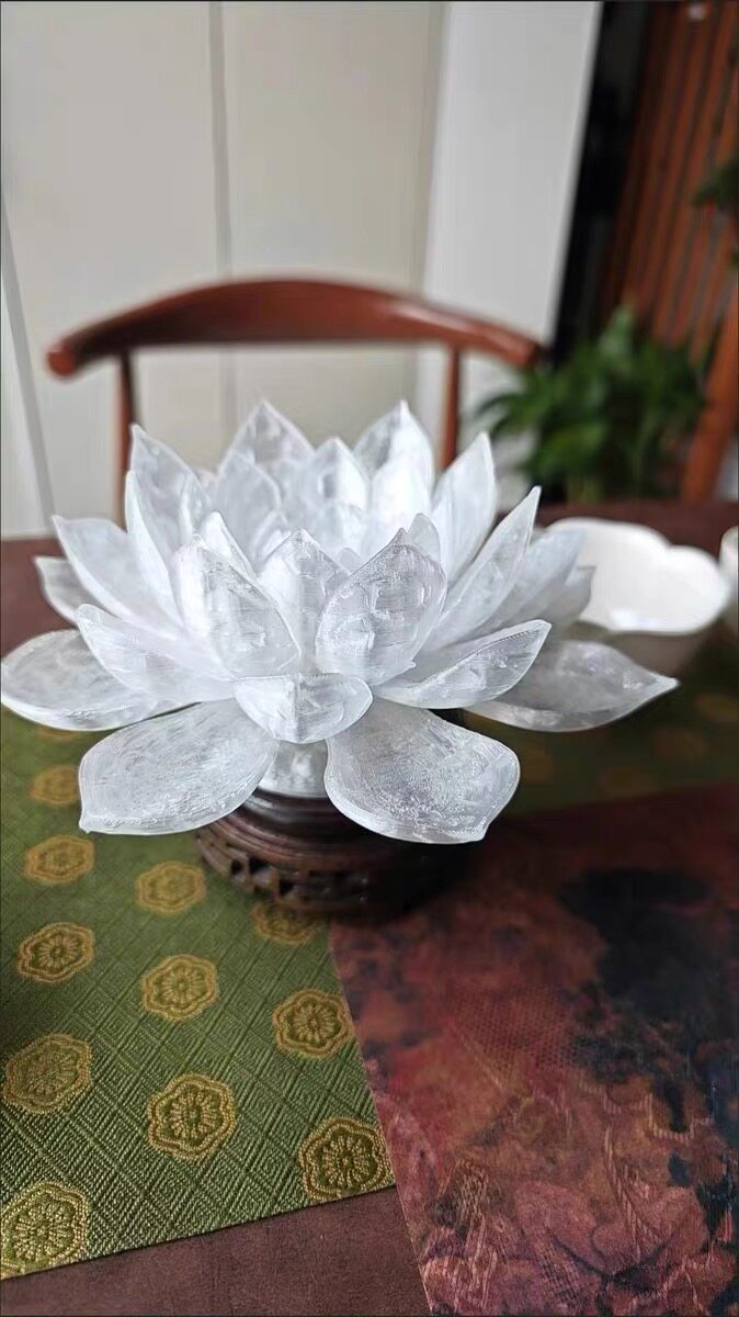 Decorative LED Lotus Lamp with Dual Lighting