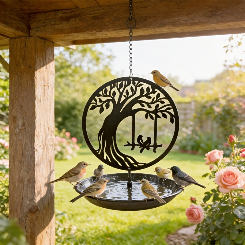 Decorative Metal Bird Feeder