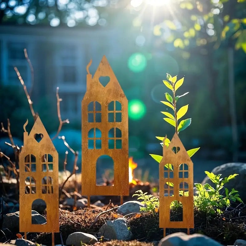 Decorative Metal Garden Stakes