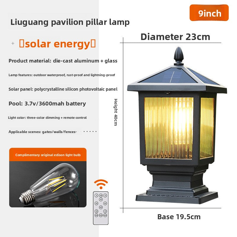 Decorative Outdoor Column Lamp