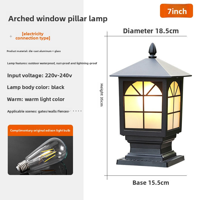 Decorative Outdoor Column Lamp