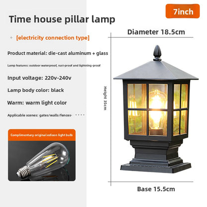 Decorative Outdoor Column Lamp