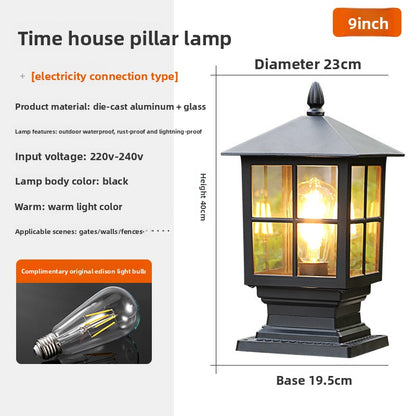 Decorative Outdoor Column Lamp