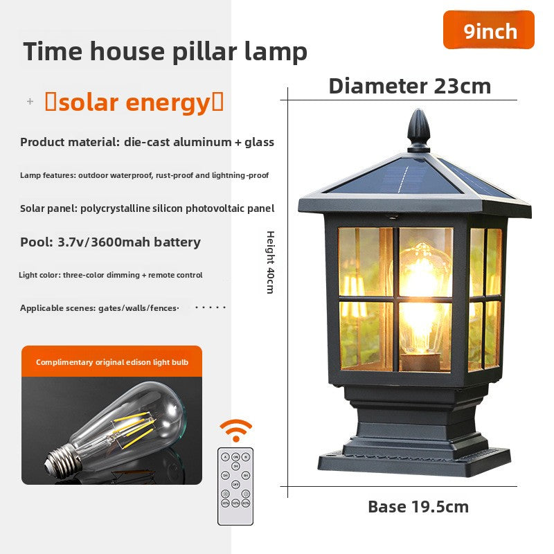 Decorative Outdoor Column Lamp
