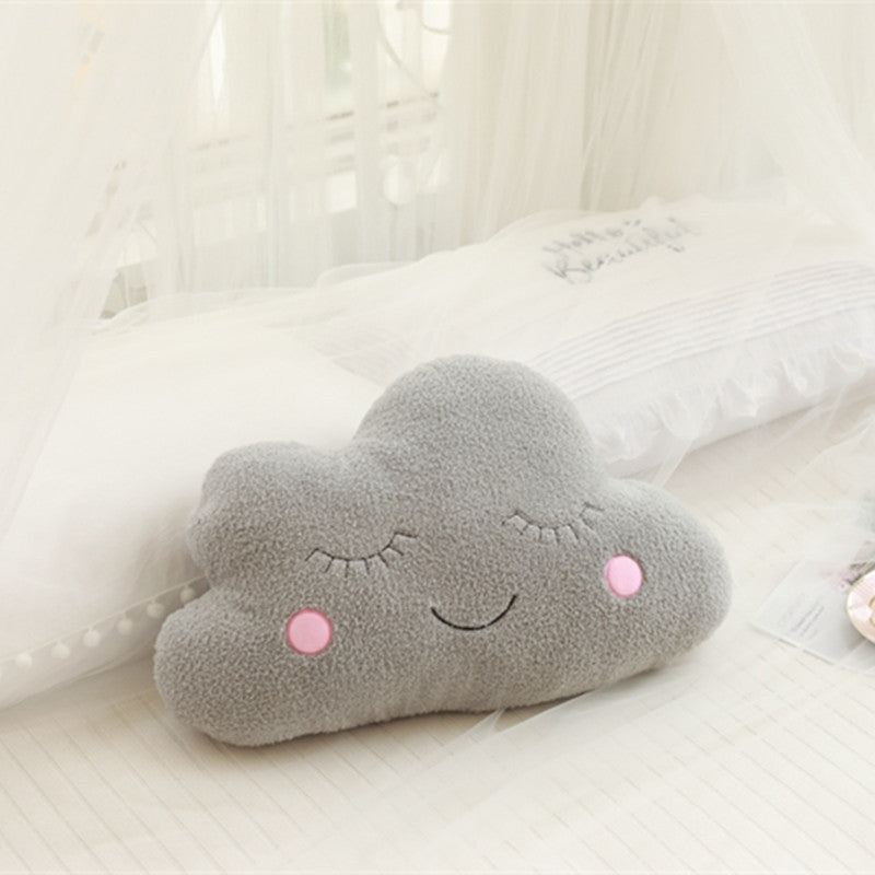 Decorative Plush Pillow Cloud Moon Star Shapes