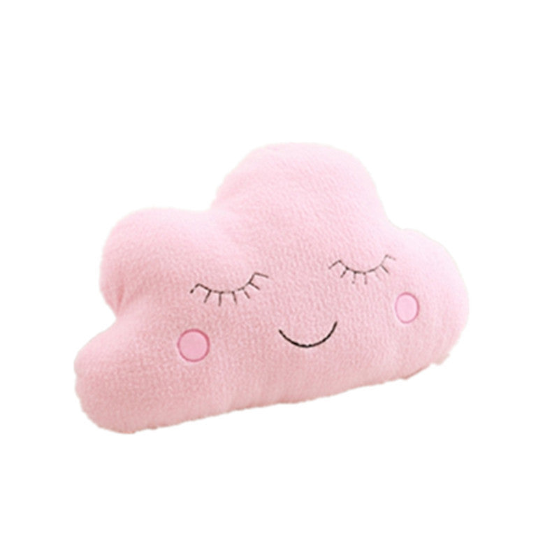 Decorative Plush Pillow Cloud Moon Star Shapes