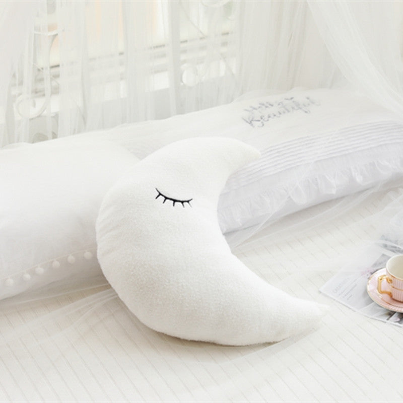 Decorative Plush Pillow Cloud Moon Star Shapes