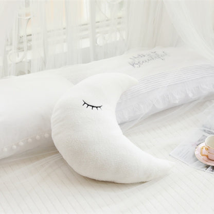 Decorative Plush Pillow Cloud Moon Star Shapes