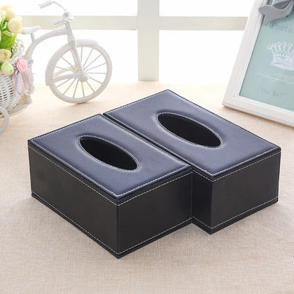 Decorative PU Leather Tissue Box
