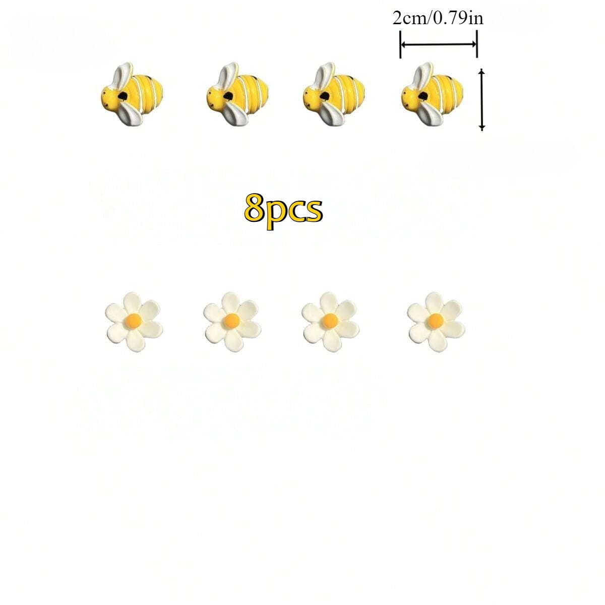 Decorative Resin Shoe Charms Set