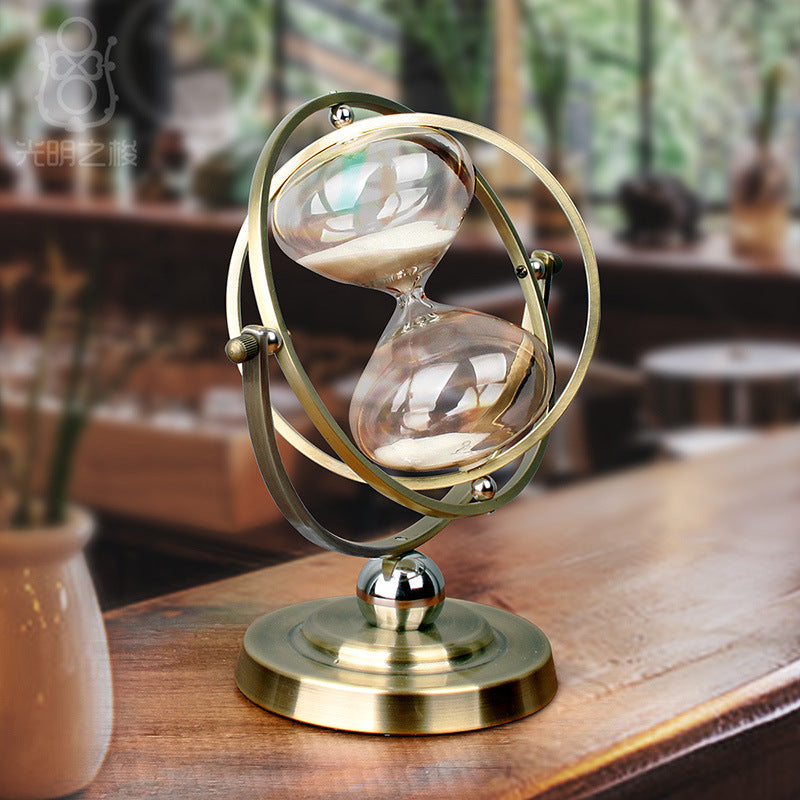 Decorative Sand Timer with Glass Globe