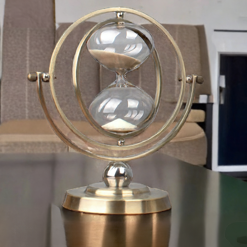 Decorative Sand Timer with Glass Globe