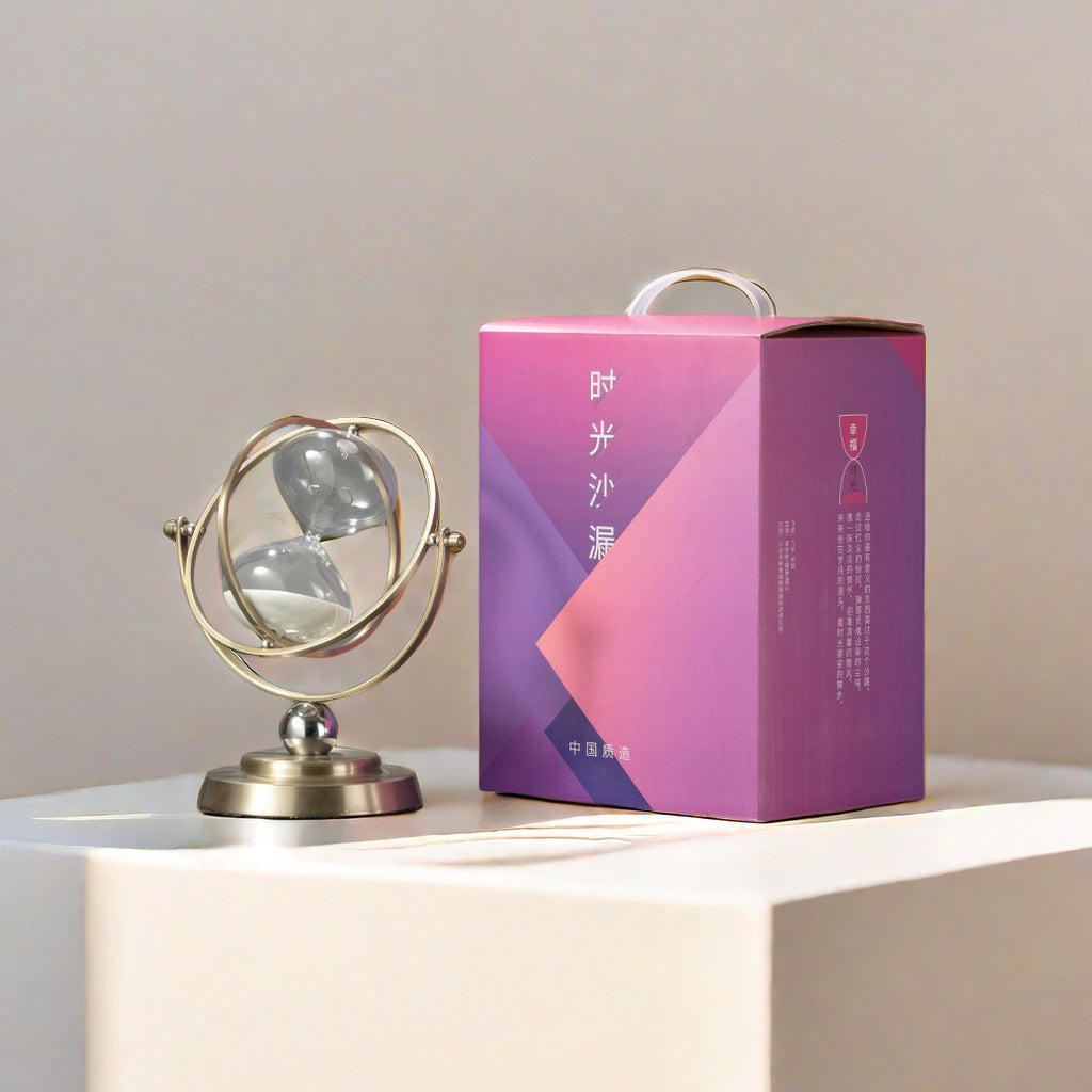Decorative Sand Timer with Glass Globe