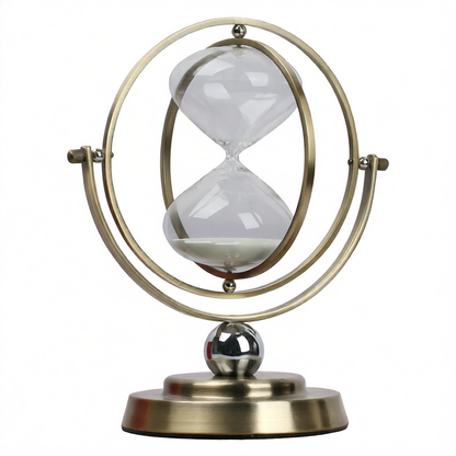 Decorative Sand Timer with Glass Globe
