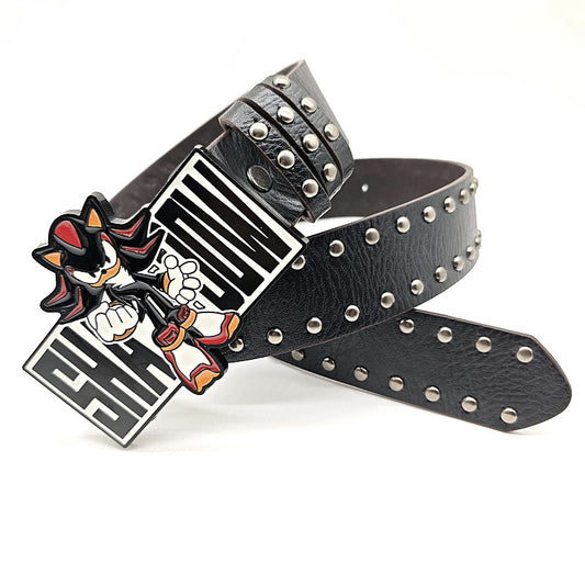 Decorative Sonic Buckle Belt