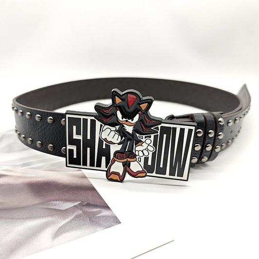 Decorative Sonic Buckle Belt