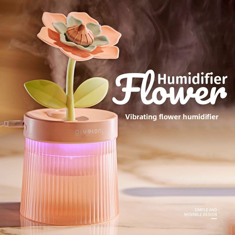Decorative USB Humidifier with Mood Light