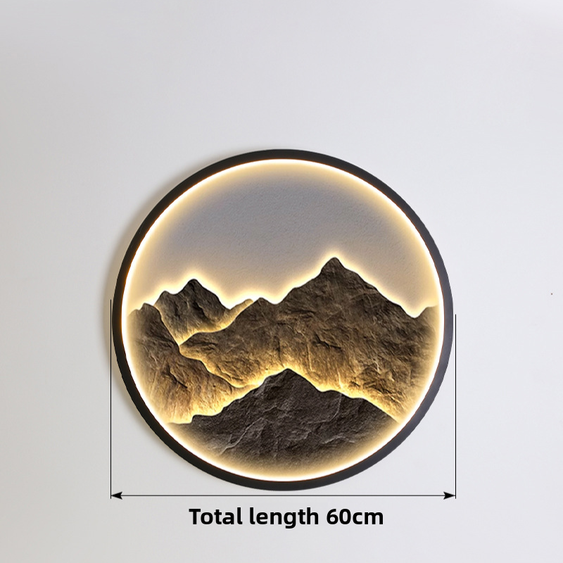 Decorative Waterfall LED Wall Light with Warm Illumination