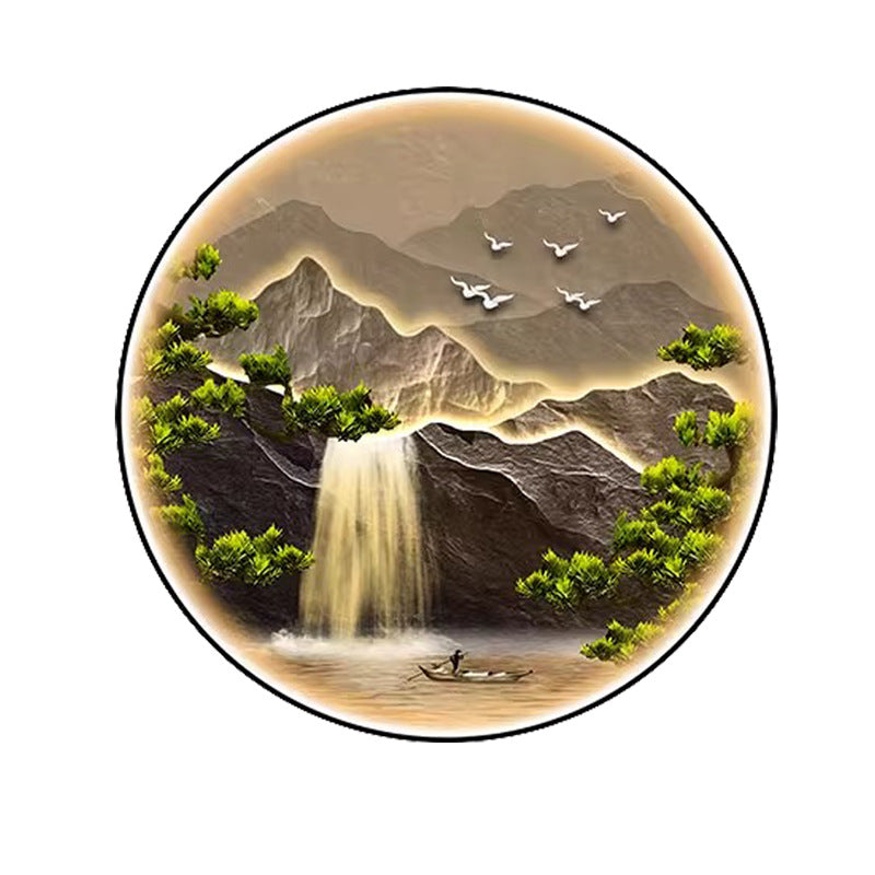 Decorative Waterfall LED Wall Light with Warm Illumination