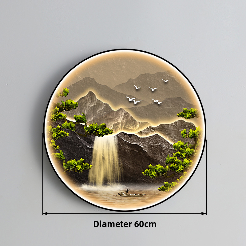 Decorative Waterfall LED Wall Light with Warm Illumination