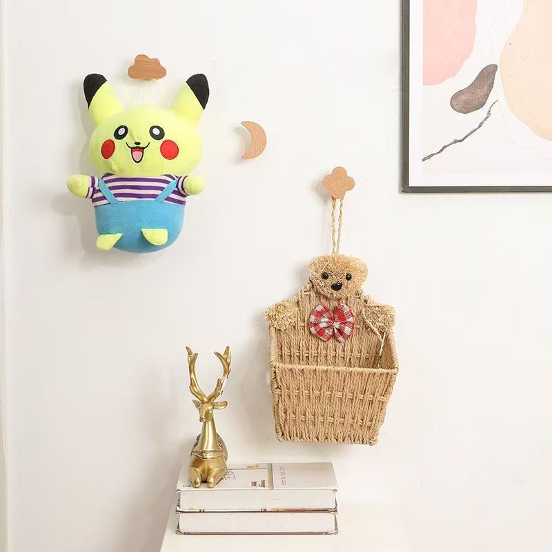 Decorative Wooden Adhesive Wall Hooks