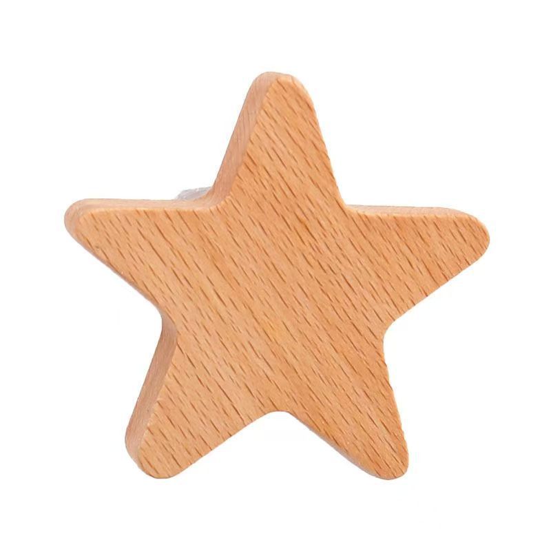 Decorative Wooden Adhesive Wall Hooks