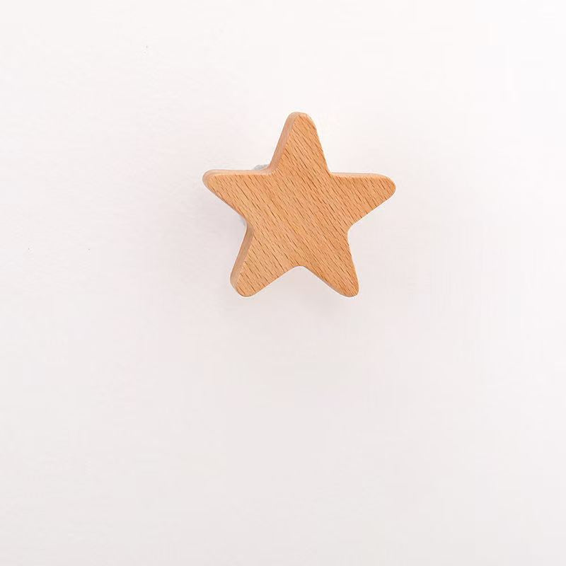 Decorative Wooden Adhesive Wall Hooks