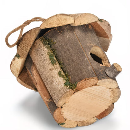 Decorative Wooden Birdhouse for Outdoor Garden