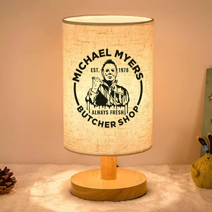Decorative wooden table lamp
