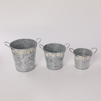 Decorative Wrought Iron Flowerpot