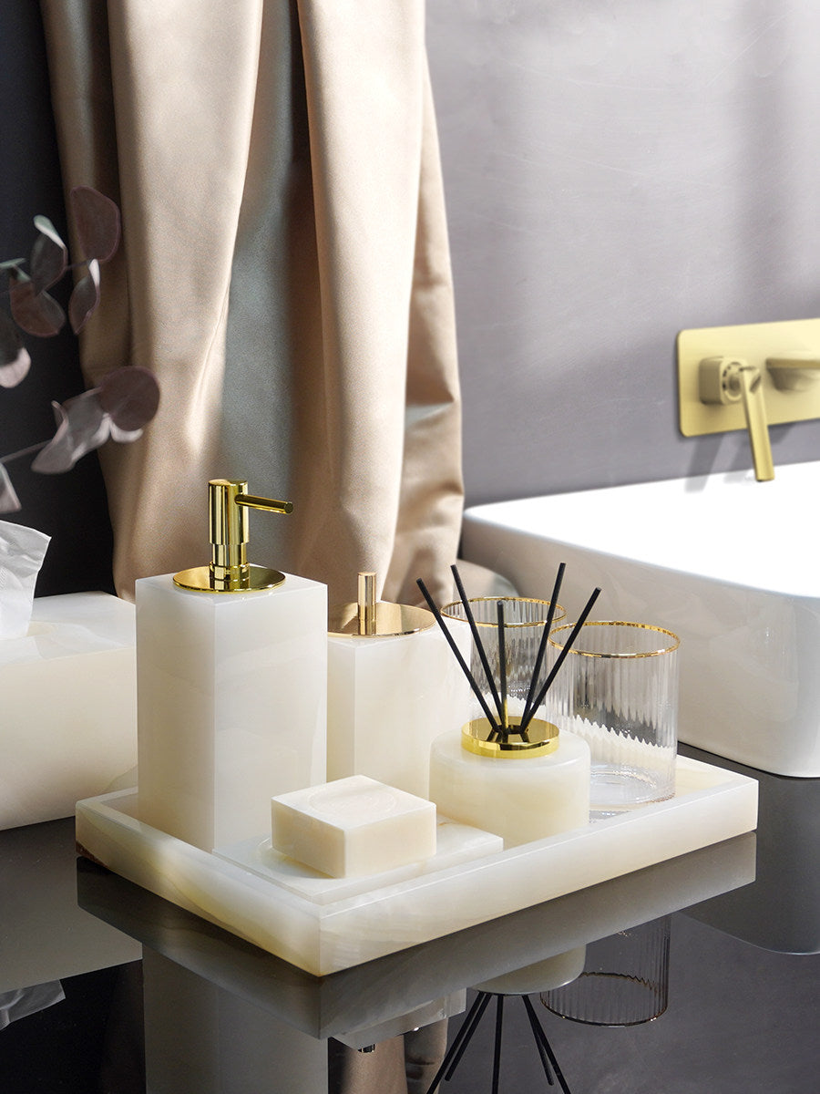 DecoTalk Marble Bathroom Aromatherapy Set