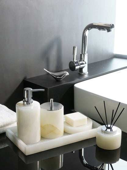 DecoTalk Marble Bathroom Aromatherapy Set