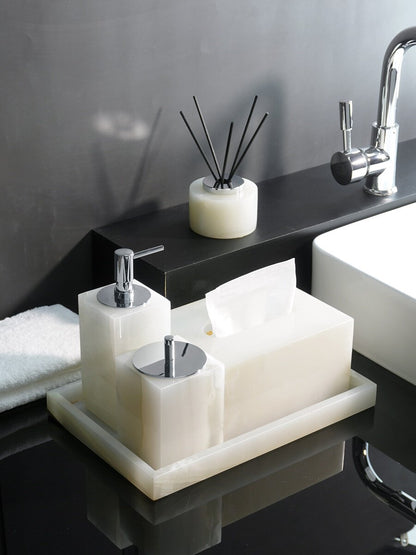 DecoTalk Marble Bathroom Aromatherapy Set
